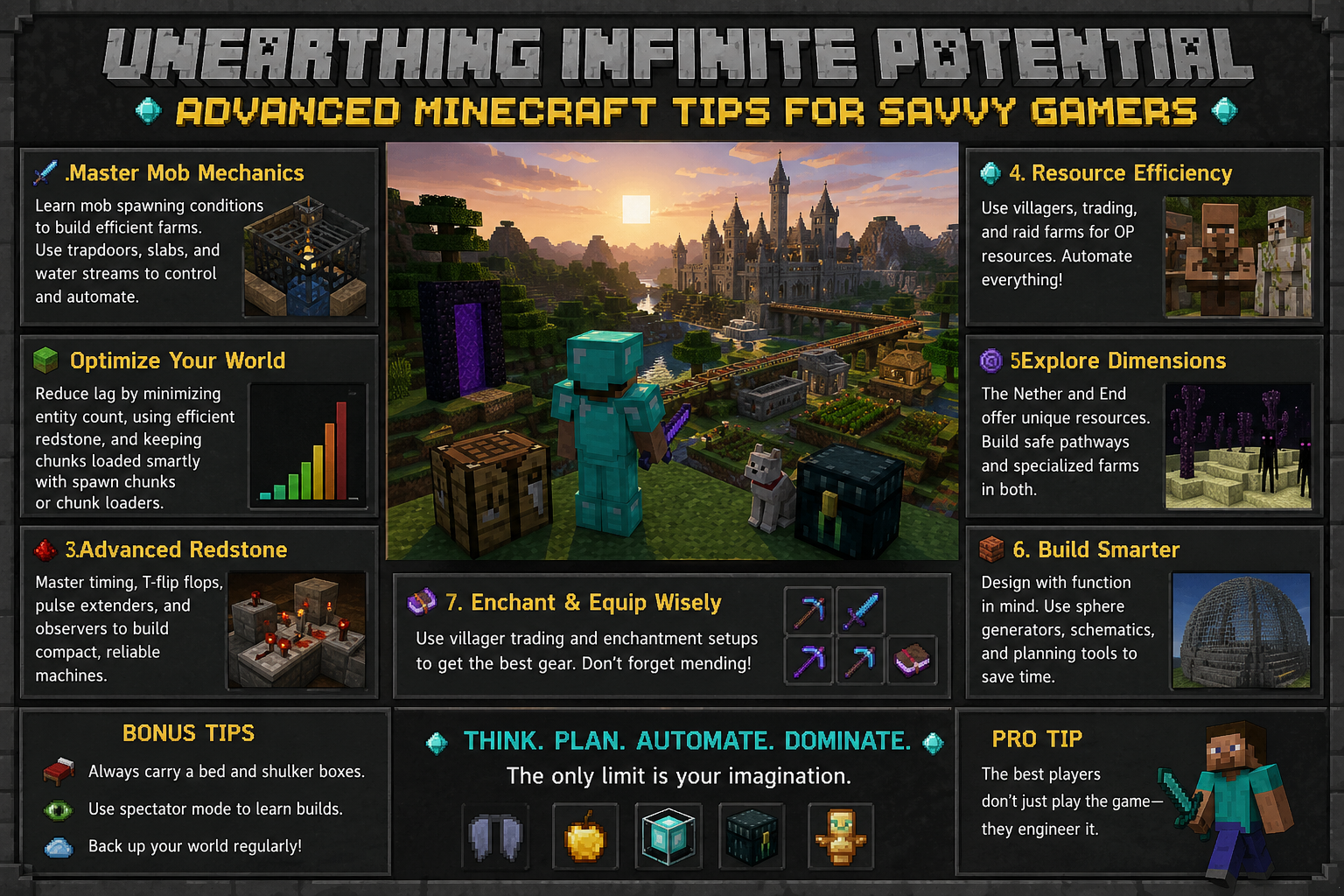 Unearthing Infinite Potential: Advanced Minecraft Tips for Savvy Gamers