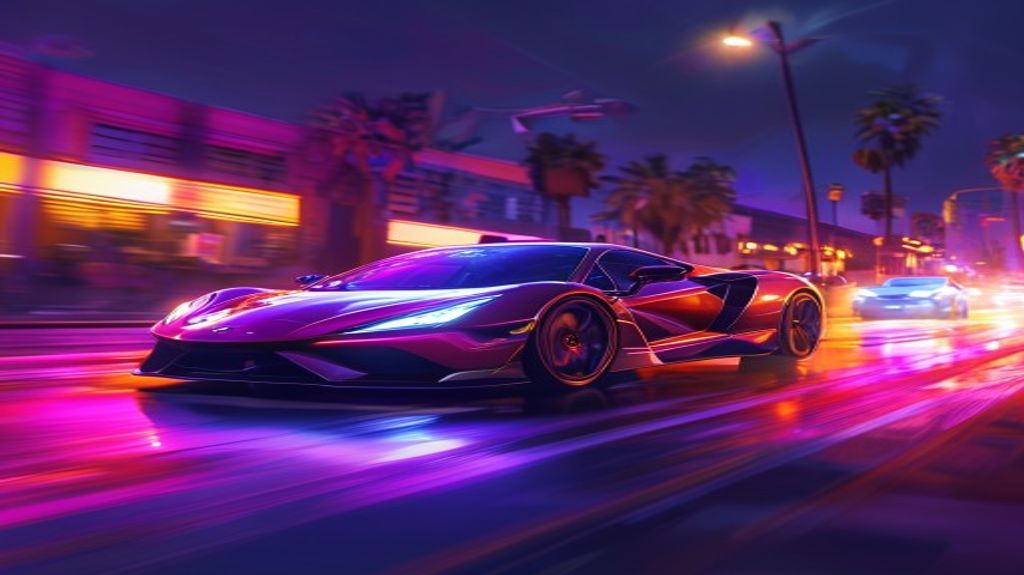 GTA 5 Los Santos at dusk