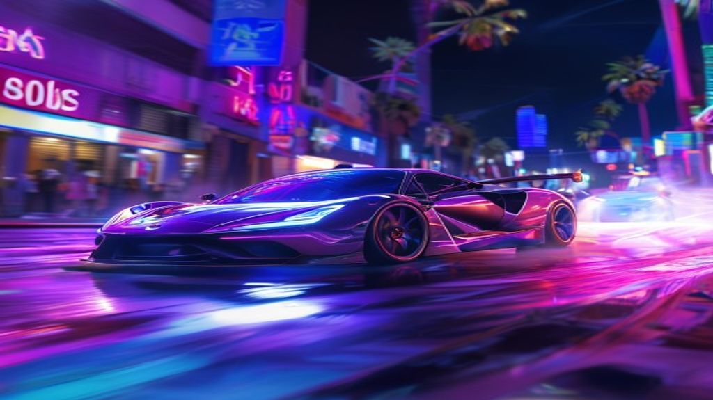 Supercar drifting in Los Santos