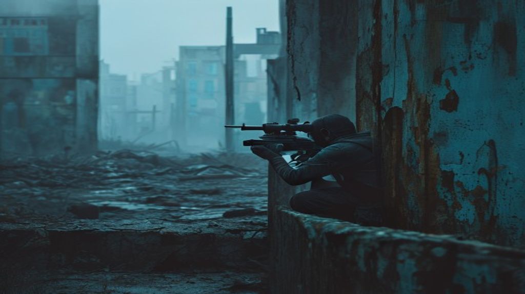 Sniper tactical positioning in PUBG Mobile