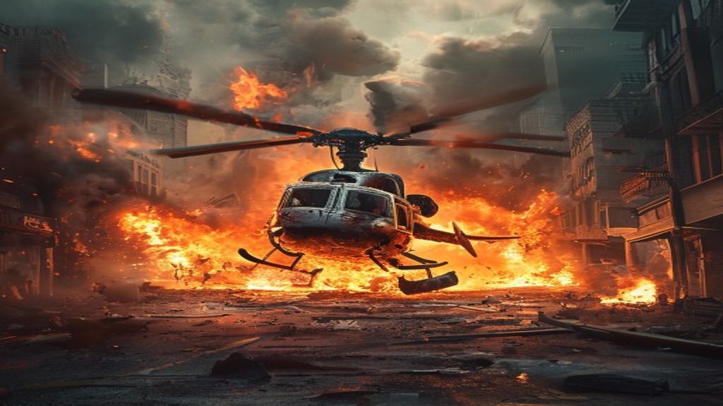 Intense combat scene in a battle royale game