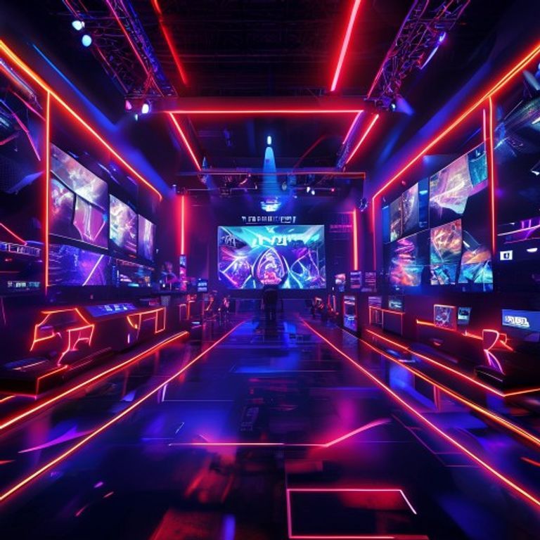 Esports tournament atmosphere