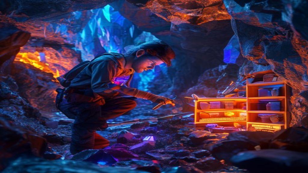 Advanced mining and resource management in Minecraft