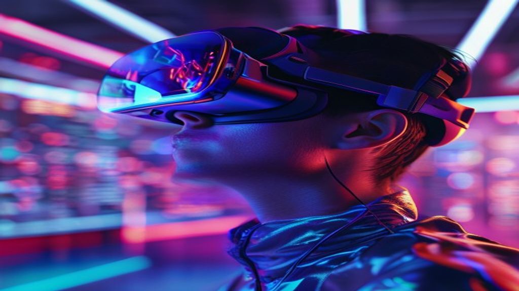 Immersive virtual reality gaming experience