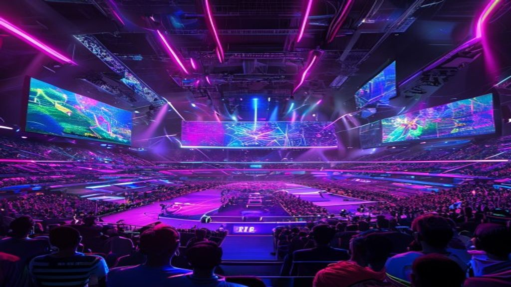 Professional esports arena event