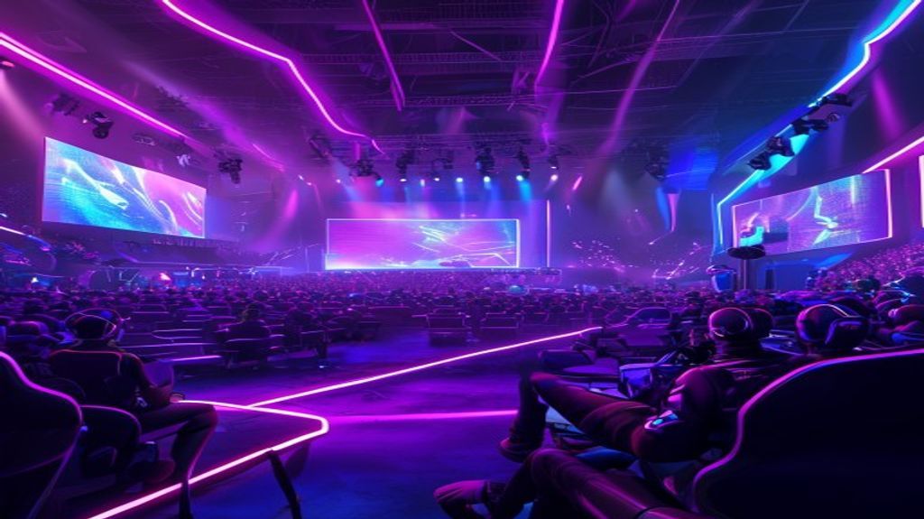 A professional Call of Duty esports championship stage