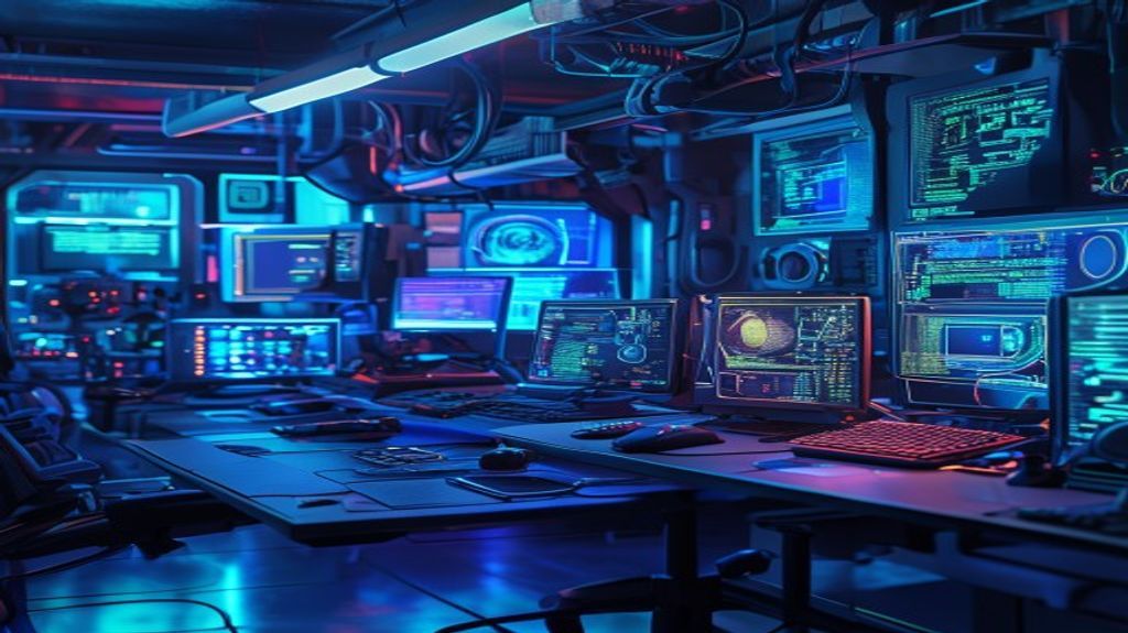 Cyber-heist hacking station