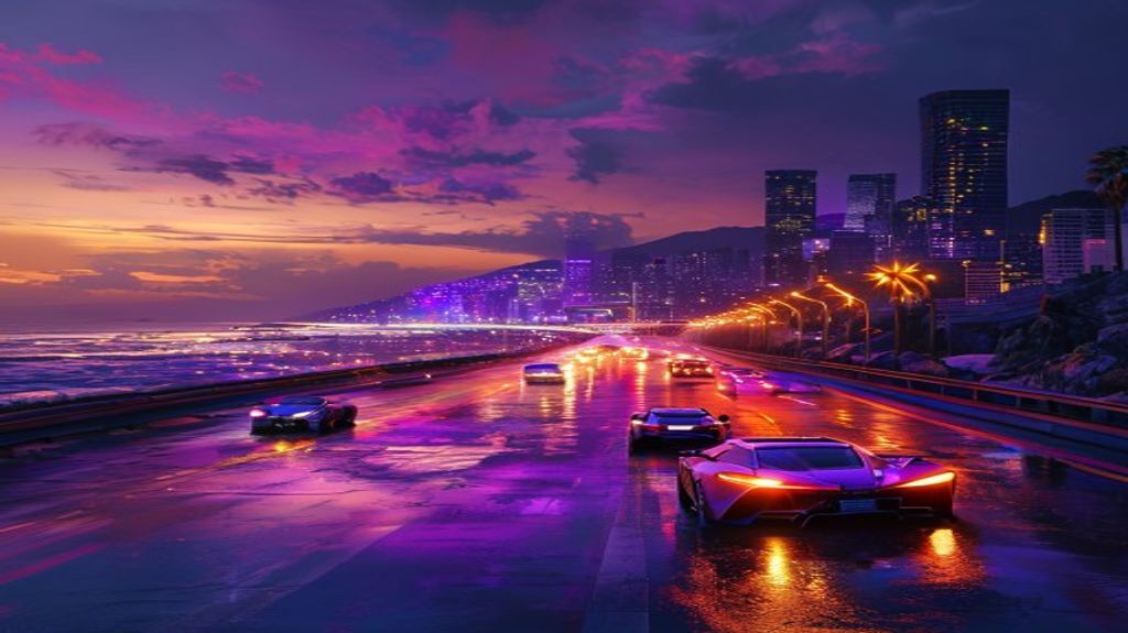 Los Santos at dusk
