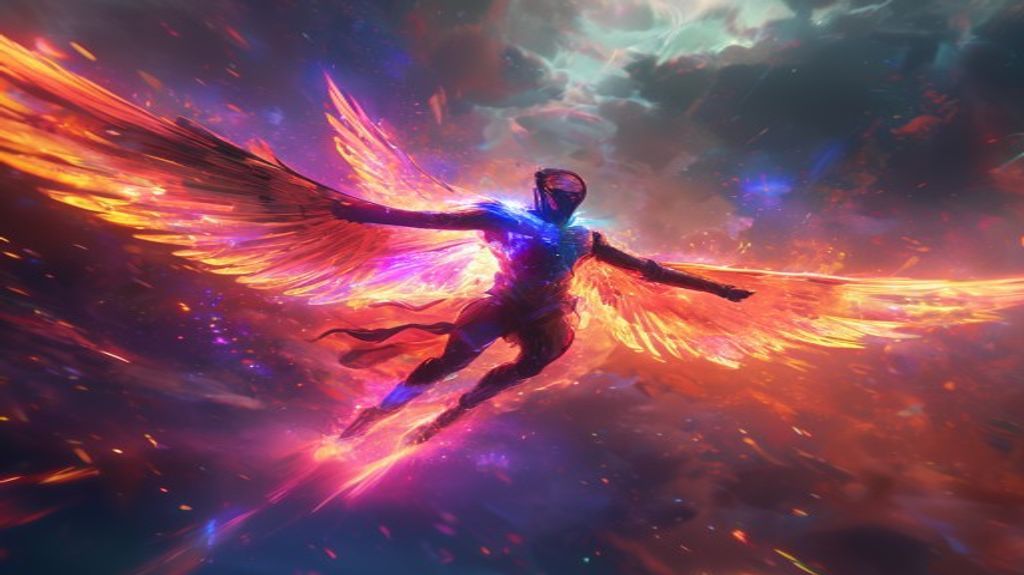 Player gliding over the End
