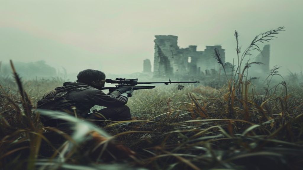 Sniper positioning in PUBG Mobile