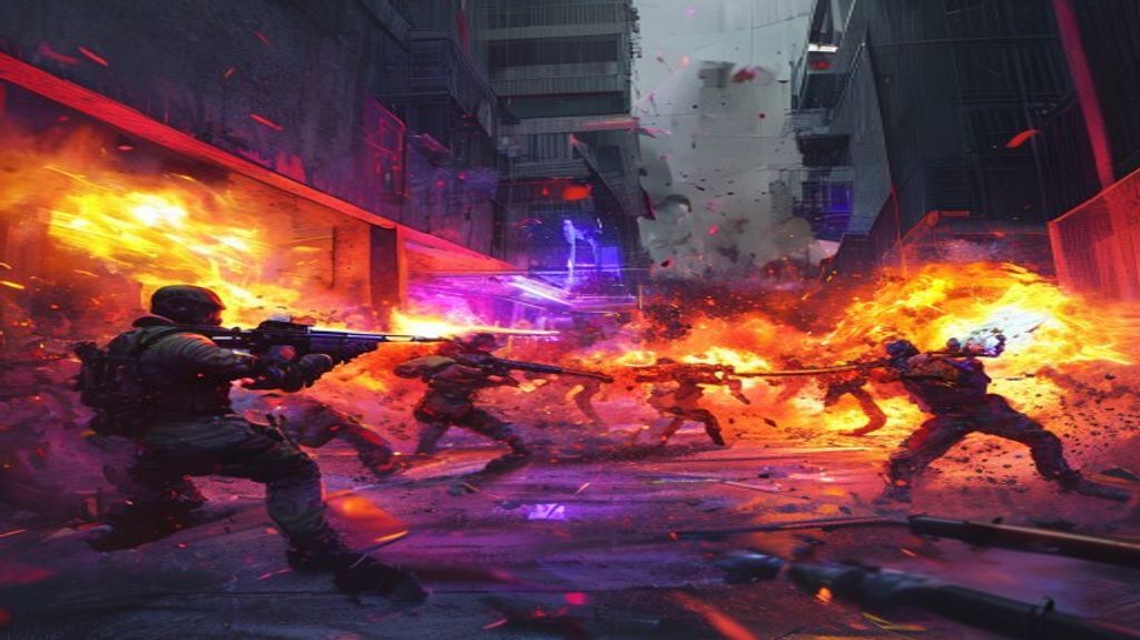 Squad defense in urban setting