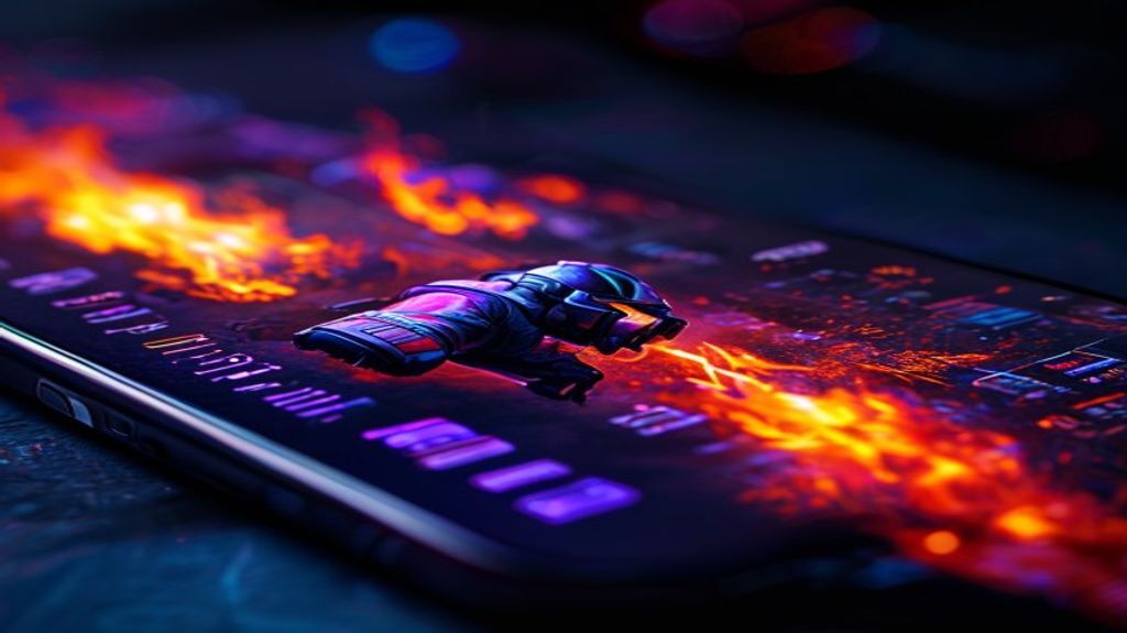 Mobile gaming interface for PUBG Mobile