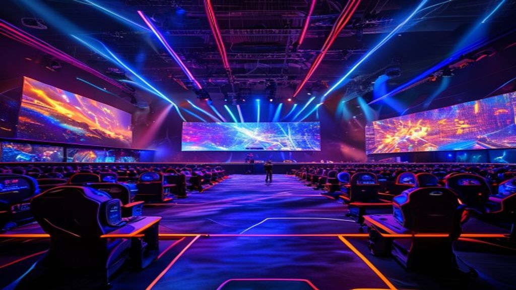 Professional esports arena event