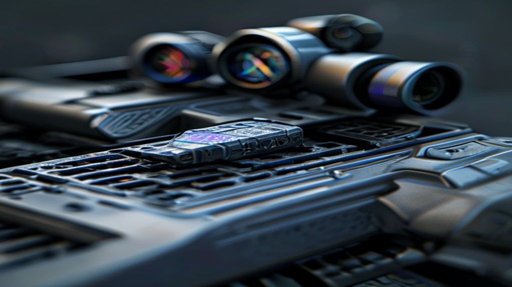 Detailed tactical rifle