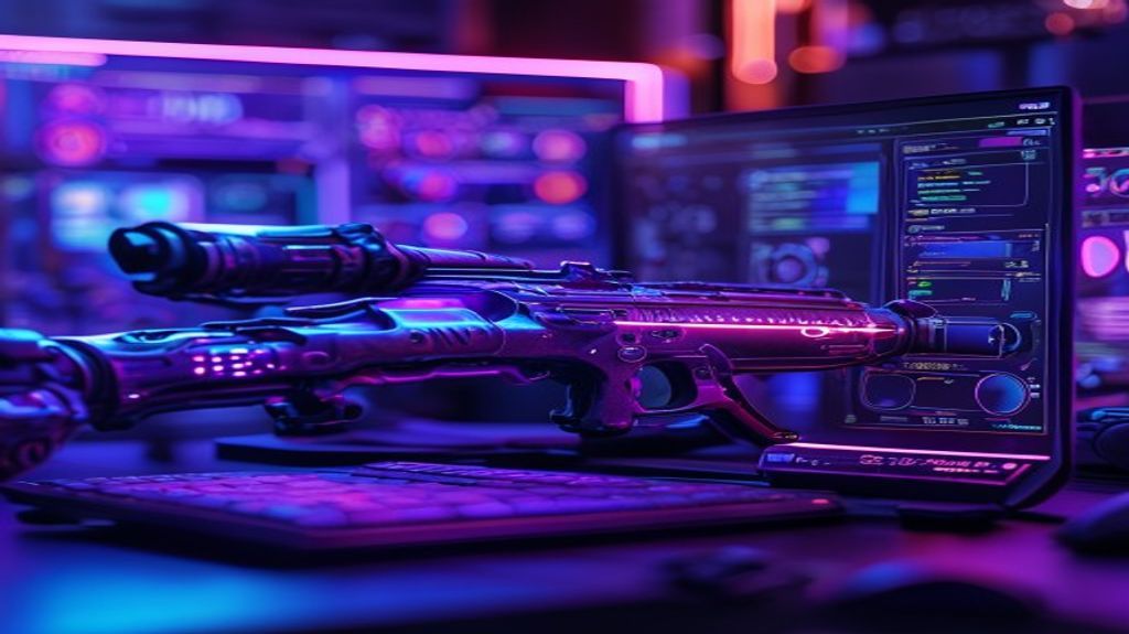 Advanced in-game weapon customization screen