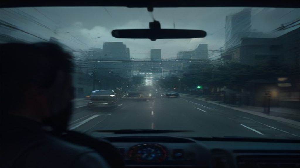 A first-person view from an Armored Kuruma, showing the personalized mini-map and HUD during high-speed driving in Los Santos.