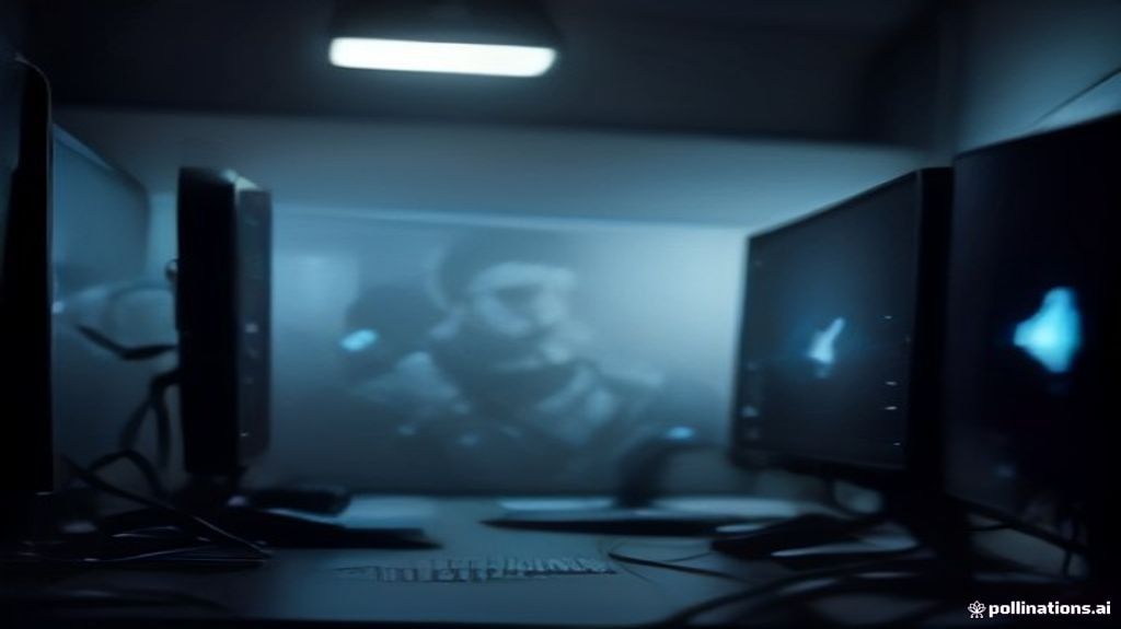A Call of Duty player intensely focused on their screen with a gaming headset, reflecting the concentration needed for competitive play